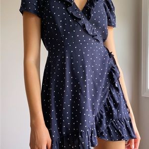 Sunday Best Ruffle Wrap Dress